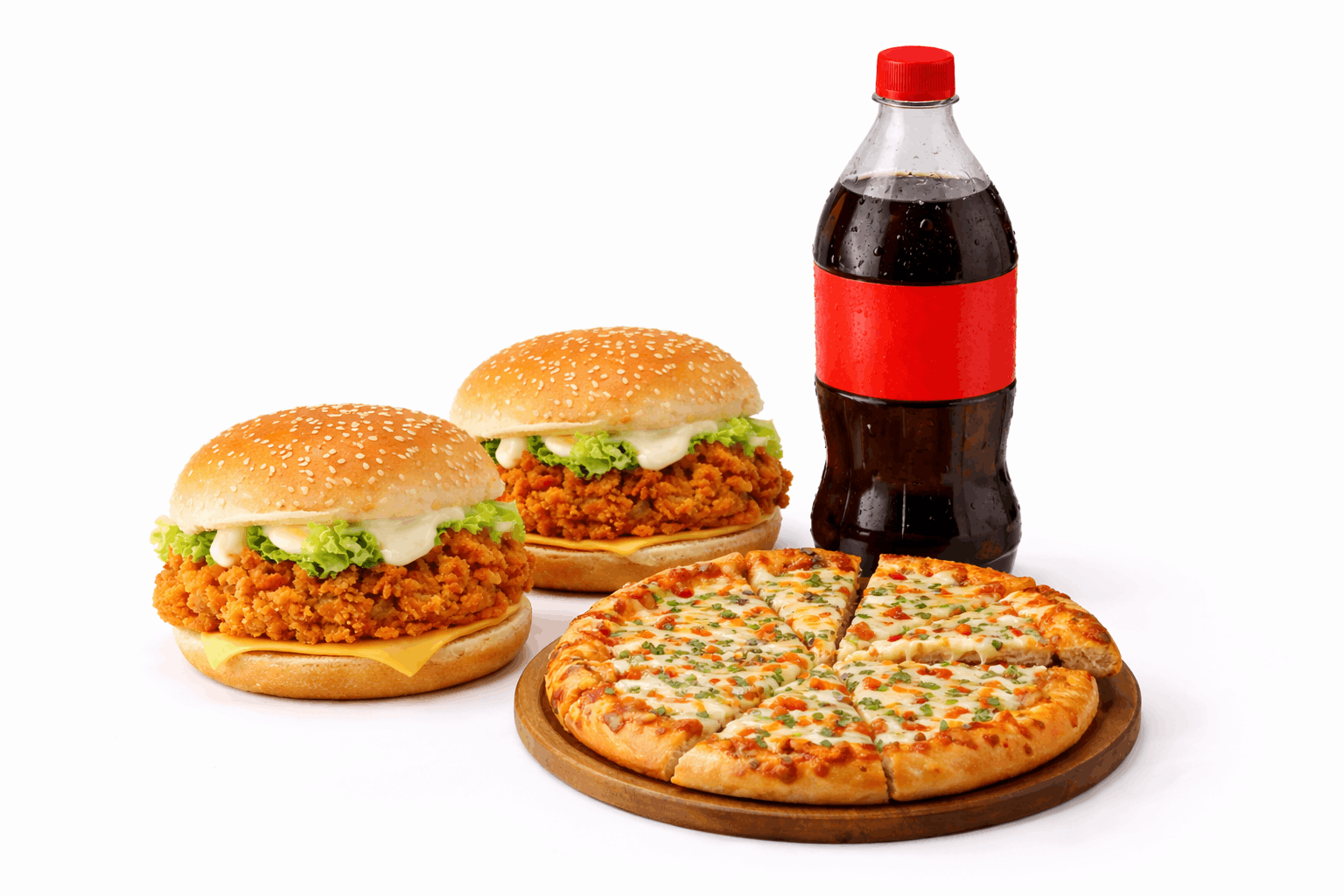 Deal No.8 (Small Pizza + 2 Zingers + 1 Ltr)